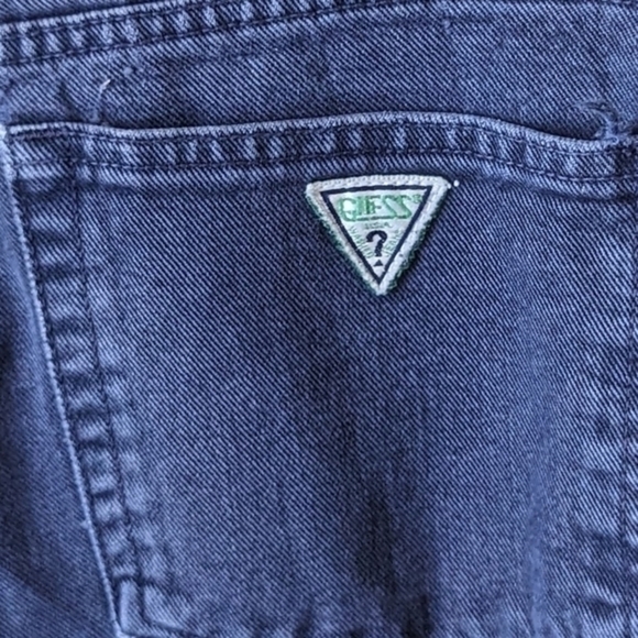 Vintage Guess Jeans Georges Marciano Design Men's 32 Navy Jeans Made in‎ The USA - Picture 6 of 10